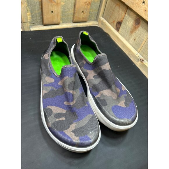 OOFOS Womens Camo Slip-On Shoes Size 9 Comfort Recovery Footwear - Picture 2 of 8
